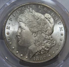 MORGAN DOLLAR 1880 S PCGS GRADED MS65 GEM UNCIRCULATED SILVER $1 U.S. MINT ISSUE
