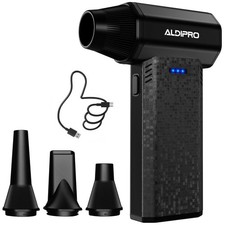 110000 RPM Brushless Compressed Air Duster for Deep PC Keyboard Cleaning Ai...