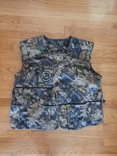 Mens XXL Mossy Oak Big Woods Camo National Wild Turkey Federation Padded Vest  