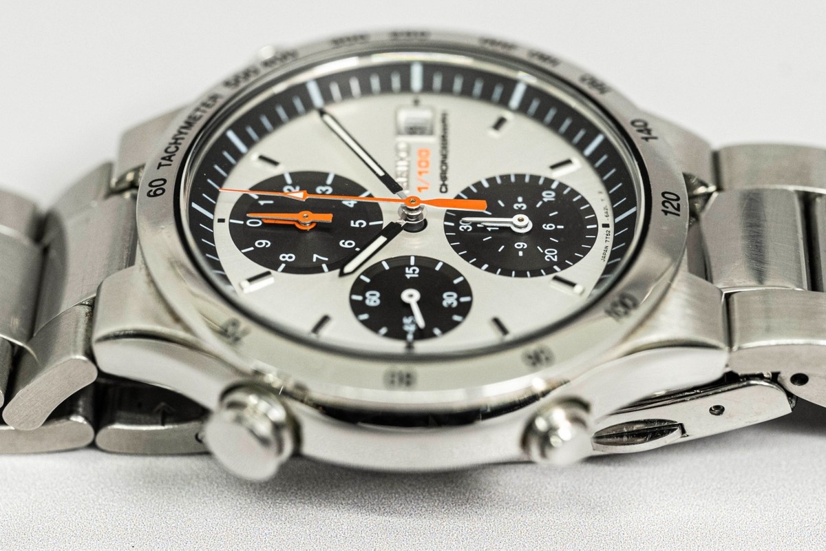 RARE **NEAR MINT** SEIKO Speedtimer 7T52-6A20 Quartz Chronograph