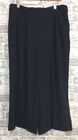 Mint Velvet Black Pleated Cropped Trousers Size 16R BNWT SR159F4