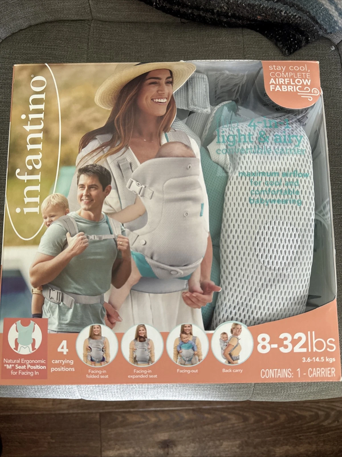 Infantino 4in1 Light And Airy Convertible Carrier