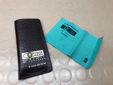Vintage Advertising Foreign Faux Snakeskin Eyeglass Case