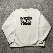 Looney Tunes Vintage Sweatshirt 1998 Warner Brothers Studio Classic 90s XXL