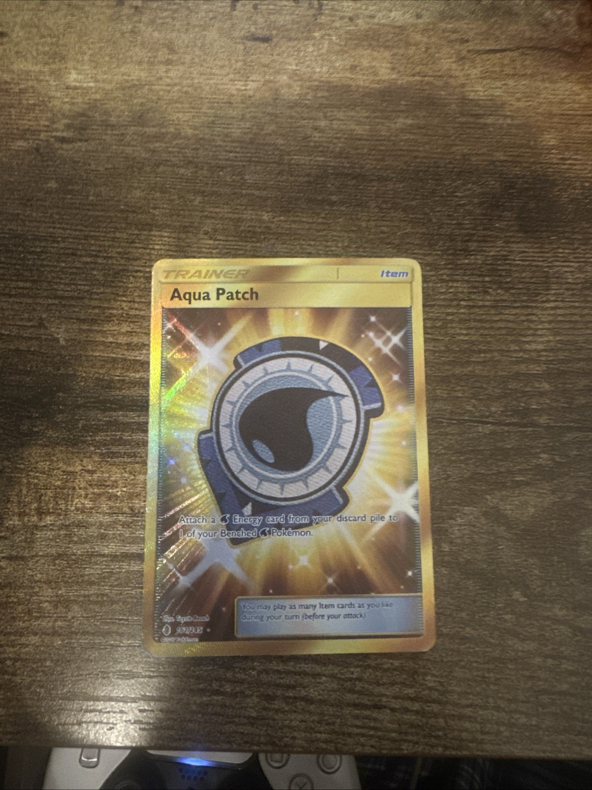 Pokémon TCG Aqua Patch Sun & Moon: Guardians Rising 161/145 Holo Secret Rare #39