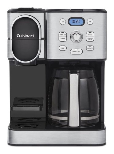 Cuisinart SS-16 Coffee Center 12-Cup & Single-Serve Maker Silver Black FOR PARTS