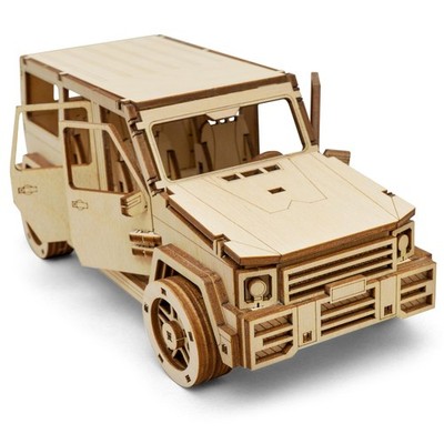 CG Games 3D Wooden Puzzles,RoverPlex F9 Jeep Car Model Kit. Self Building Veh...