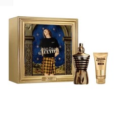 Jean Paul Gaultier Le Male Elixir 2pc Gift Set With 4.2oz PARFUM 2.5oz S/Gel