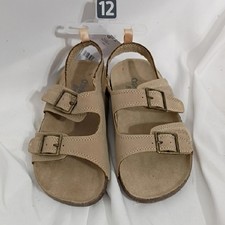 NWT Oshkosh B'gosh Toddler Boys Tan Bruno Sandals Size 12 No Box Included