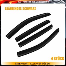 Windabweiser Regenabweiser Für Ford Ranger T6 T7 T8 2012-2022 4-Tlg Set Schwarz