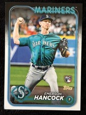 2024 Topps Emerson Hancock Seattle Mariners Rookie Card RC #39 Mint Condition