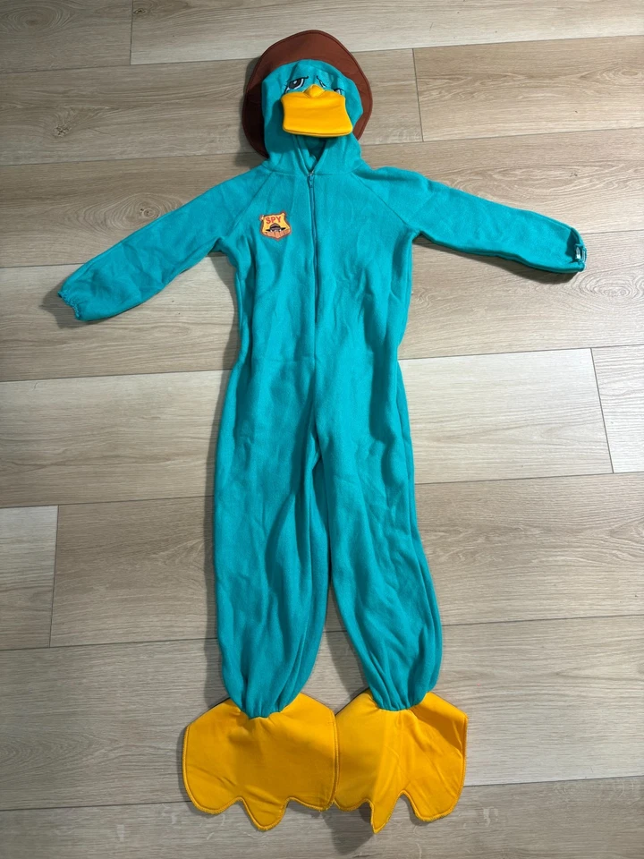 Fantasia infantil pequena Disney Phineas e Ferb Perry o agente ornitorrinco P 6-7 - Imagem 2 de 4