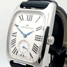 USED Excellent Hamilton American Classic Boulton H134210 White Dial Quartz JP