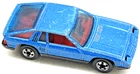 Vintage 1980 Dodge Omni 024 Hot Wheels Blackwall Blue 1:64 Mattel Hong Kong Rare