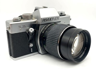 Revue Revueflex TL 25 + Revue 135mm f/2.8 Kit Set Analog SLR 35mm Kamera