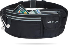 Slim Running Belt Fanny Packs for Women Men, Reflective Waist Pack Phone Holder