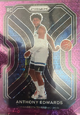 2020-21 Panini Prizm - Anthony Edwards #258 Purple Fast Break Prizm (RC)