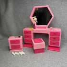 Vintage Barbie & The Rockers Pink Vanity Set Arco 80s & Accessories 1986