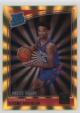 2018 Donruss Rated Rookies Press Proof Gold Laser 2/10 Jerome Robinson #152 5e4