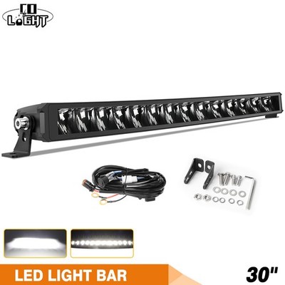 30 Zoll  LED Lichtleiste Gebogen 12/24V Arbeitsscheinwerfer Lightbar Offroad 4x4