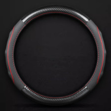 Carbon Fiber Steering Wheel Cover For Dodge Challenger Charger Srt Accessories