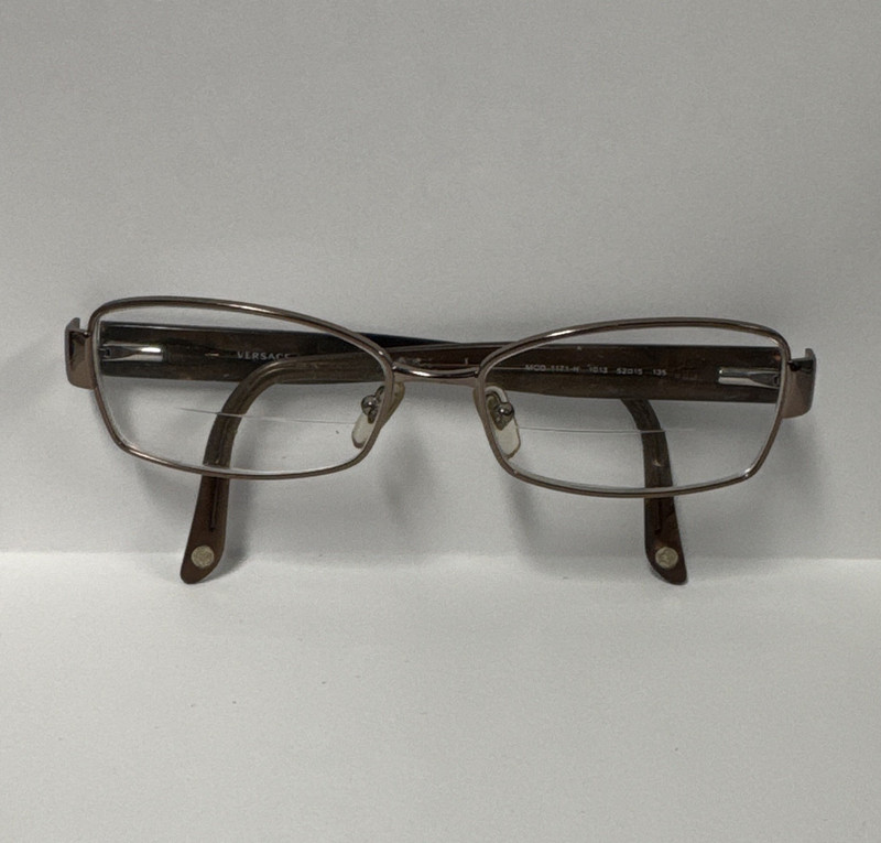 Versace MOD 1171-H 1013 Full Rim Brown Rectangular 52-15-135. #27