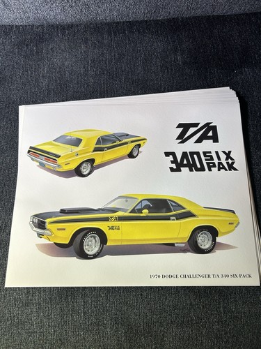 Vintage Chrysler Plymouth Dodge AMC Dealer Showroom Art Complete 16 Print Set - Picture 8 of 18