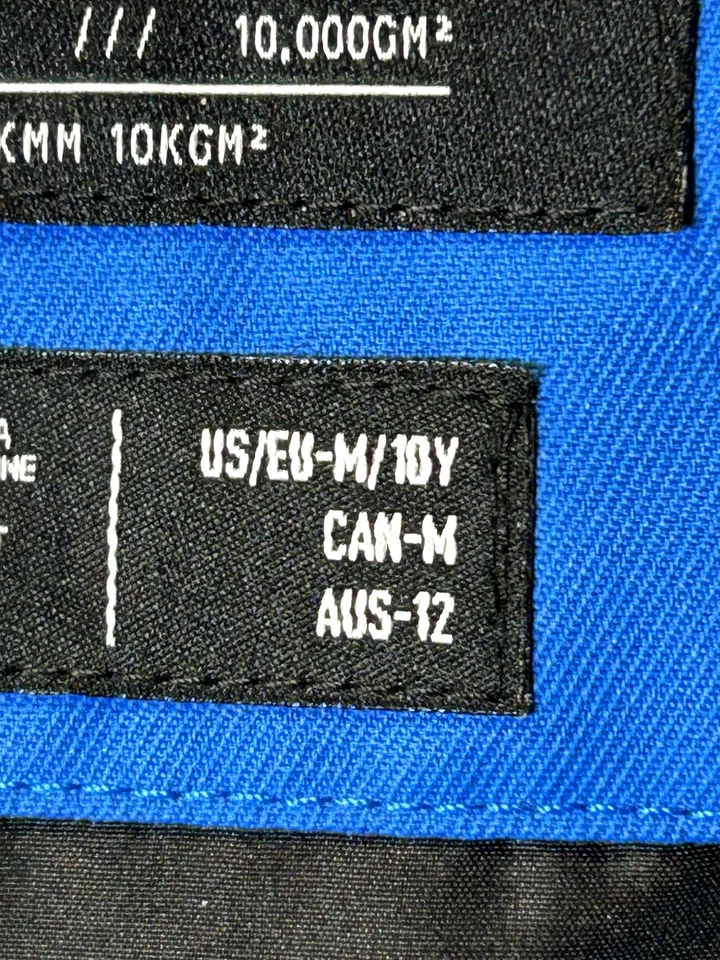 Volcom Mujer Aislado Snowboard Esquí Invierno Nieve Chaqueta Vibrante Azul Talla Med Foto 4 de 4