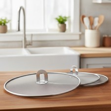 Splatter Screen for Cooking Stainless Steel Grease Splatter Guard for Frying Pan