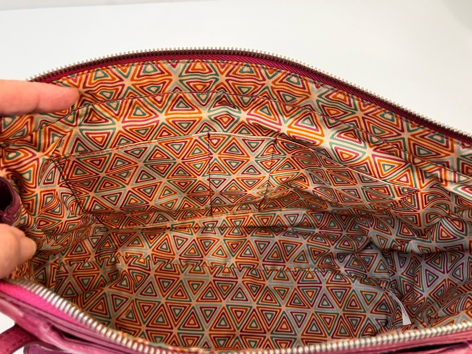 HOBO International Friar Leather Shoulder Bag Pin… - image 12