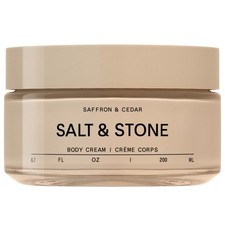 Salt Stone Body Cream Saffron Cedar For all skin types, 6.7 fl oz.