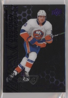 2020-21 SPx UD Black Obsidian Rookies Purple 43/99 Kieffer Bellows #OR-36 RC 0b3