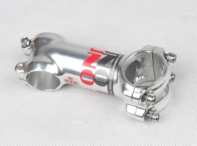 UNO Aluminum Stems +/-17° MTB Road XC Bike handlebar Stem 31.8*70mm Silver - Image 2 of 4