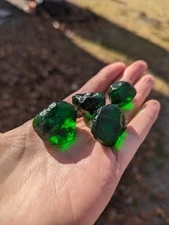 Rocks of R'yleh Green Resin Crystals Lovecraftian Gifts Lovecraft Cthulhu 