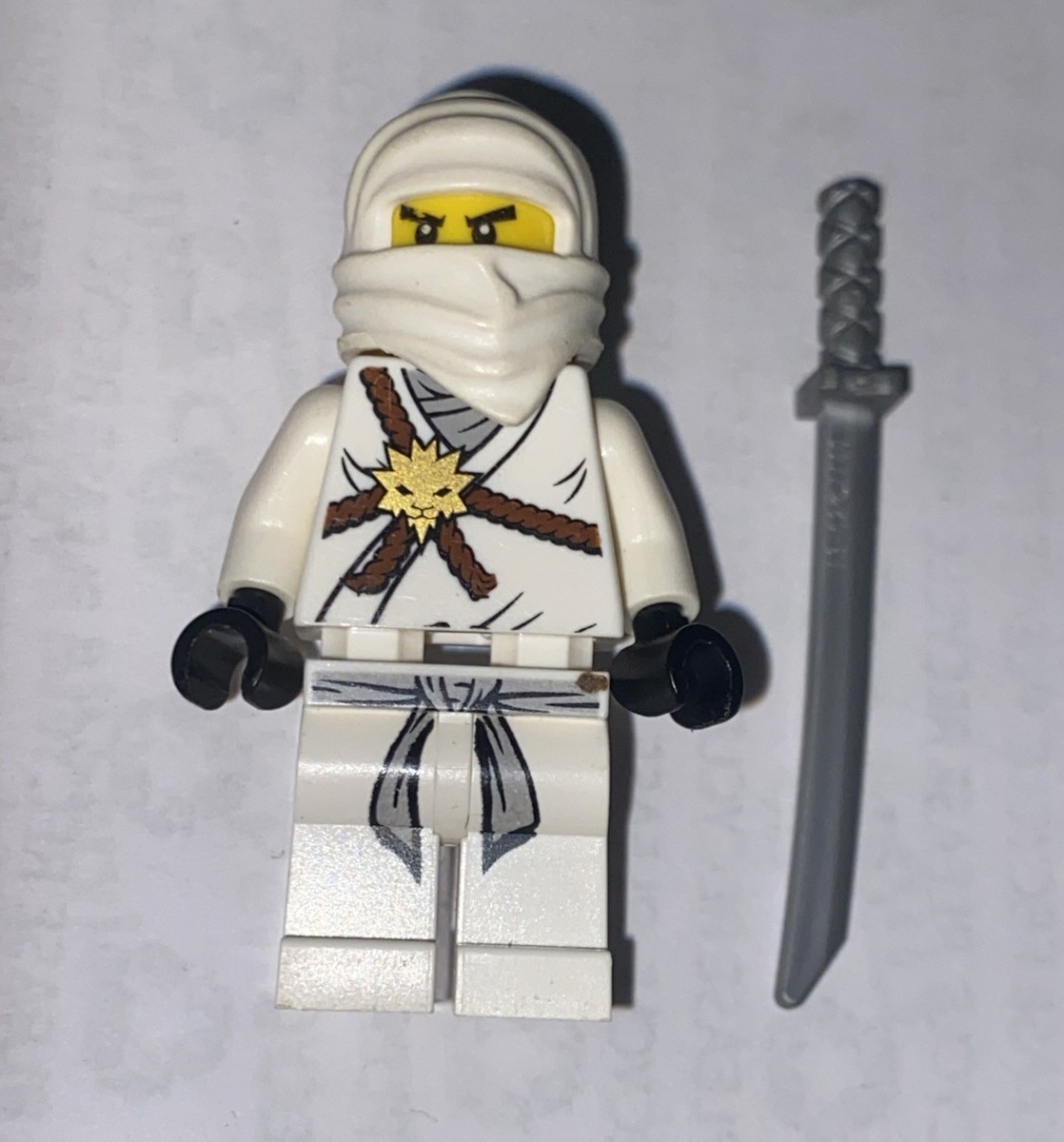 Lego nj0001 Zane The Golden Weapons mini-figure from 2504, 2506