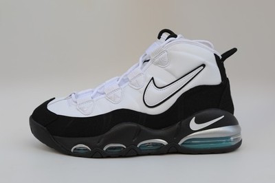 Nike Air Max Uptempo 311090 100 Black Teal San Antonio Spurs Tim Duncan sz 9