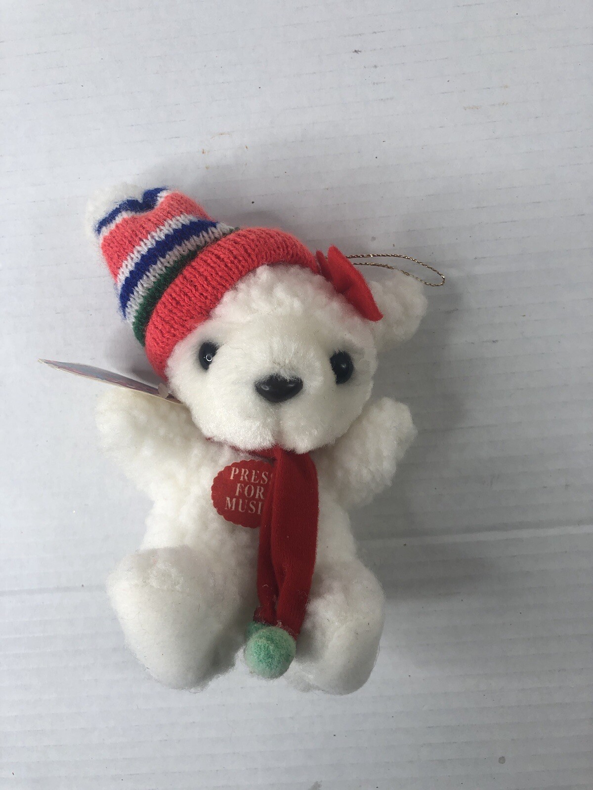 Vintage selector toy & company musical Christmas Plush teddy bear eBay