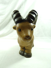 STATUETTA STATUINA THUN STAMBECCO ANIMALI DEL BOSCO ARREDAMENTO DIFETTO CORNO