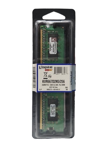 KINGSTON KVR667D2N5/256 256MB 667MHz DDR2 Non-ECC CL5 DIMM