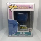 Funko POP! The Little Mermaid Ariel Blue Translucent 563 EE Exclusive wProtector
