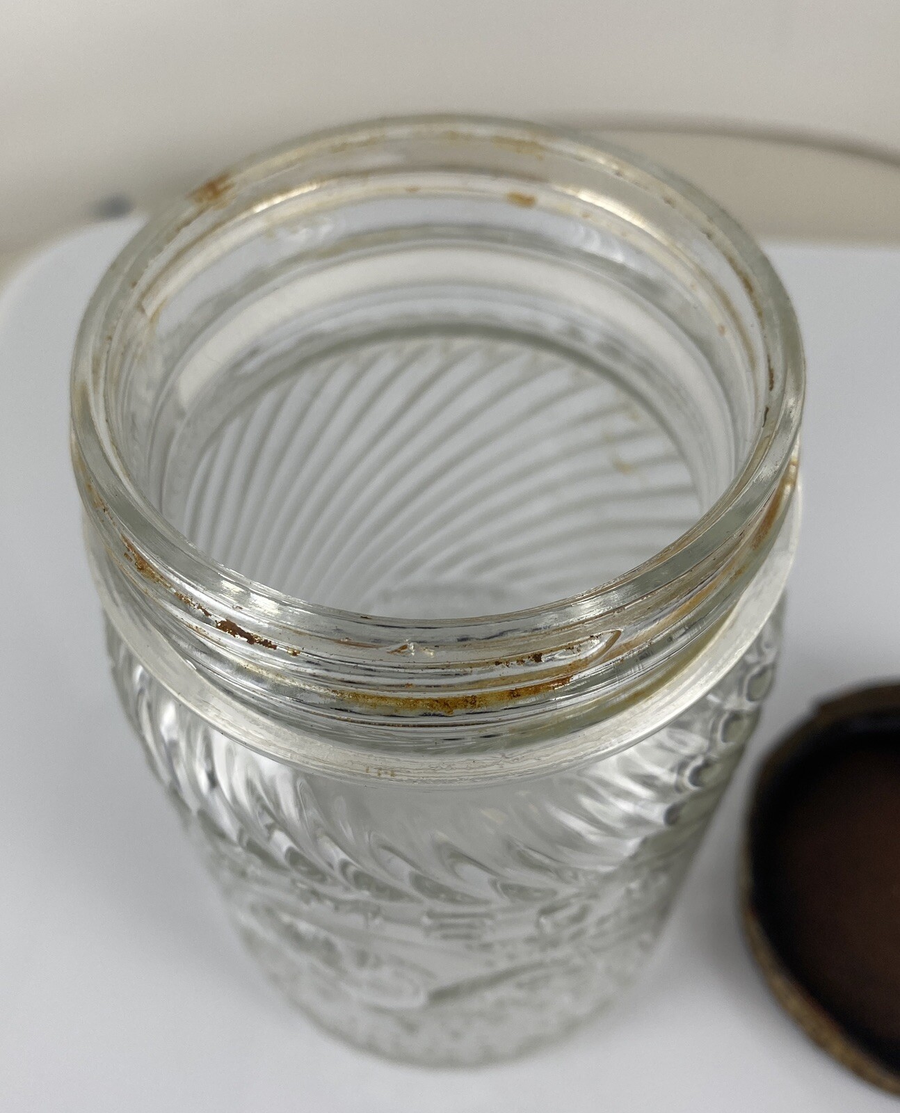 JUMBO PEANUT BUTTER JAR WITH ORIGINAL LID 1lb Frank Tea & Spice Co