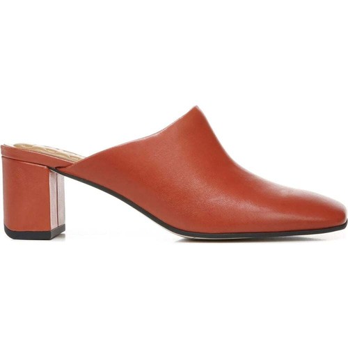Xenia Brick Leather Franco Sarto Mules - Picture 2 of 13