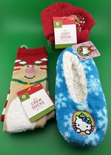 Christmas Socks And slipper Set NWT