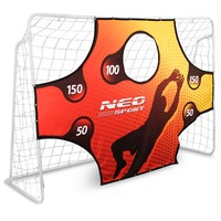 NEO-SPORT FußBalltor Torwand FußBall Tor Netz Mit Bodenanker FüR Garten