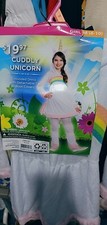 Cuddly Unicorn Halloween Costume Girl size M 8-10 BRANDNEW CUTE UNICORN COSTUME