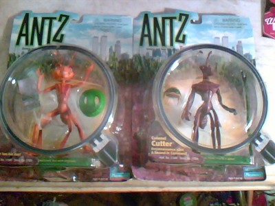 1998 Playmates Toys Antz Action Figures Z & Col. Cutter , New unopened packages