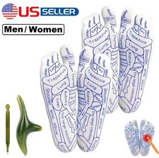Men Women Acupuncture Reflexology Socks Acupressure Reflexology Sock  Tools USA