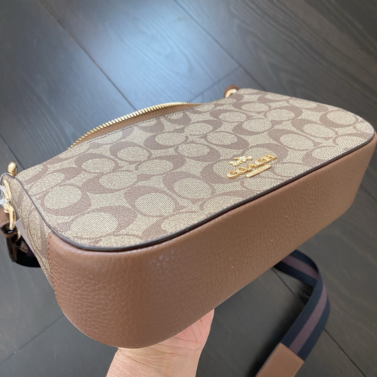 NWT Coach Jes Crossbody In Signature Canvas C7264 | eBay
