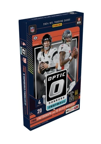 NFL PYT #417 - 1/3 Case (4x Boxen) 2024 Panini Donruss Optic Football Hobby - Bild 1 von 33