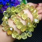 Natural Citrine Quartz Crystal Marquise Beads Bracelet 17*12mm AAA